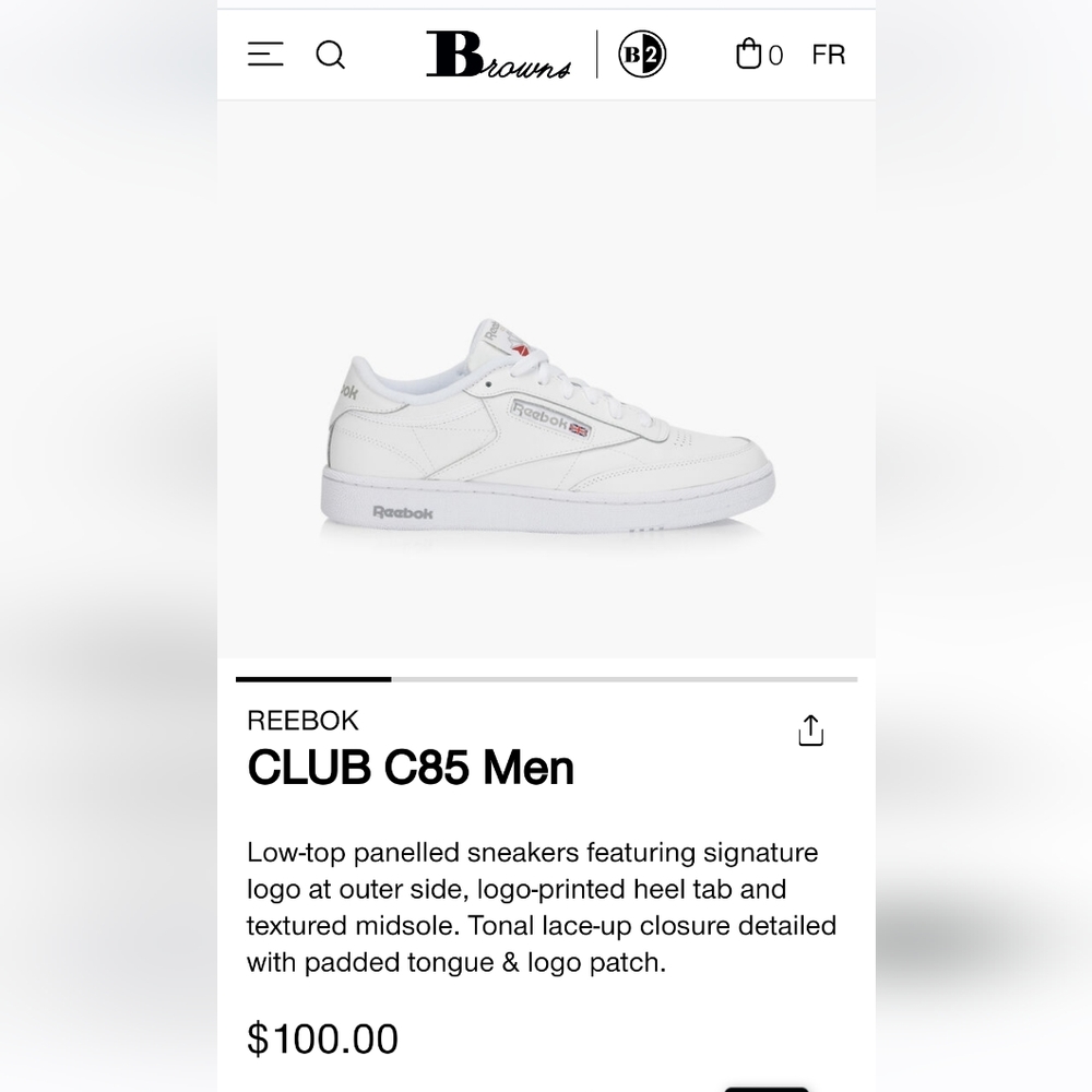 Reebok Clubhouse 85 Sneakers NWT, EU 40